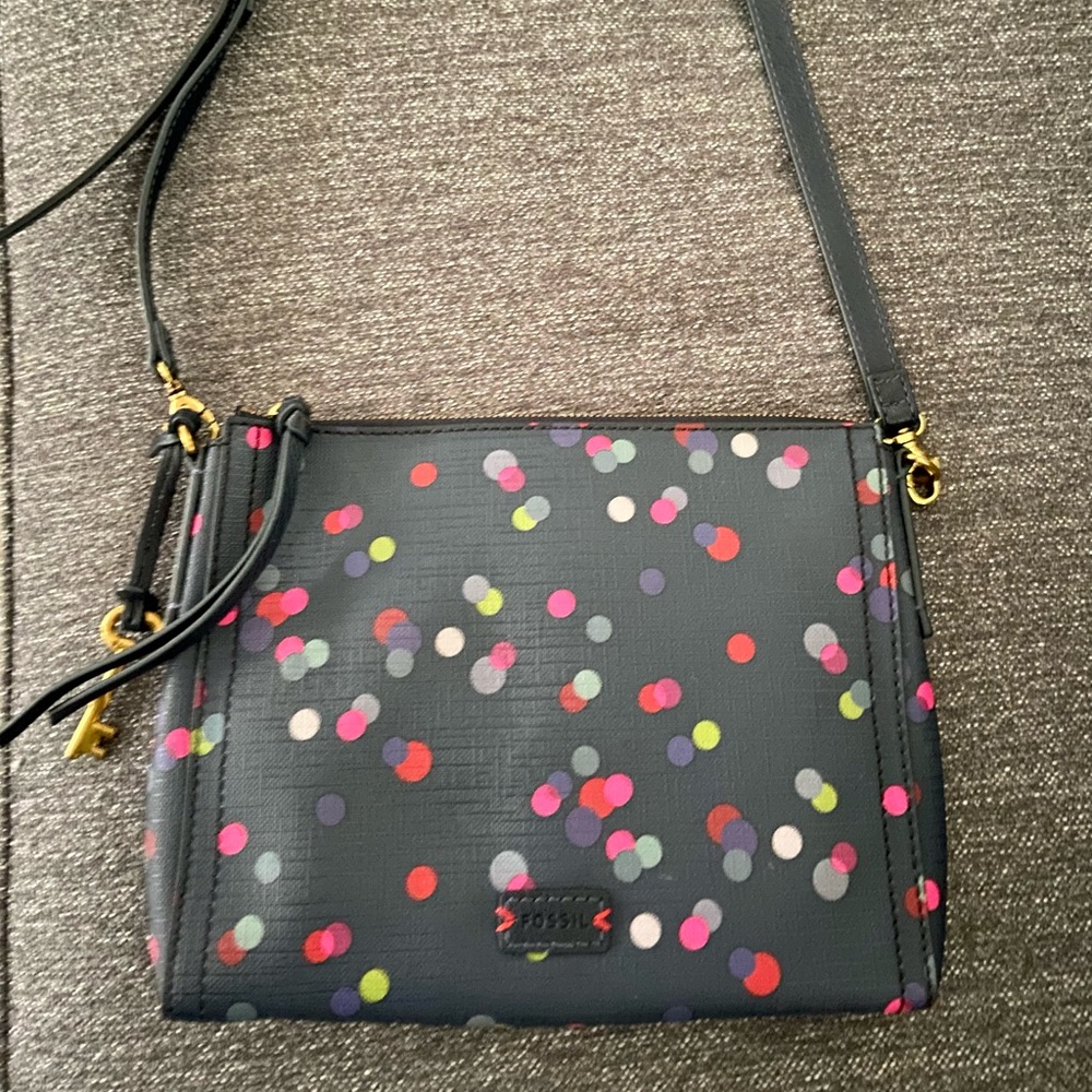 Fossil Leather Crossbody Purse